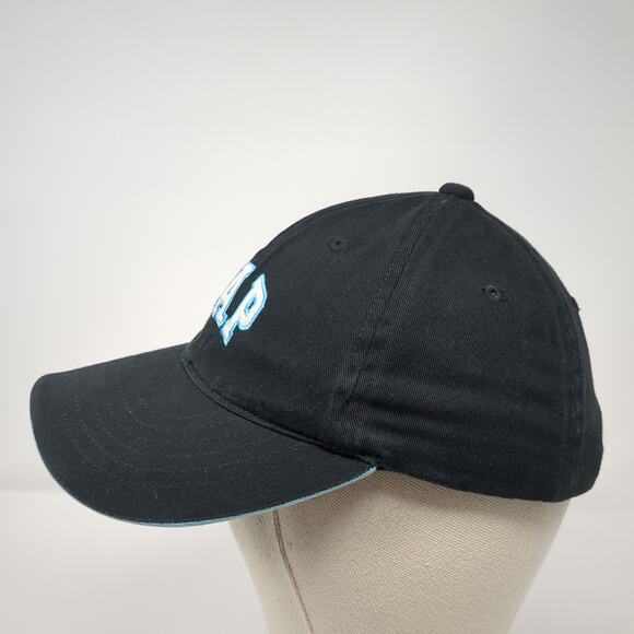 Gap Slideback Baseball Cap Black M Adjustable Embroidered Vented Holes 6 Panel - Picture 3 of 9